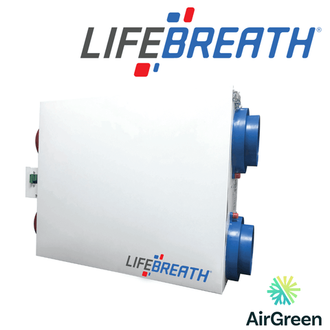 Échangeur d'Air LIFEBREATH MAX XTR Montréal, Laval, Longueuil, Rive Sud et Rive Nord par AirGreen, CVC haute performance.