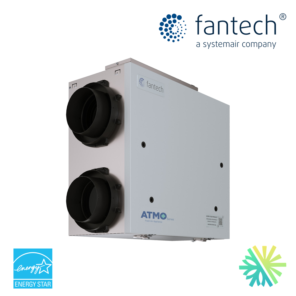 Échangeur d'air Fantech ATMO 200H — installation par AirGreen, Montréal, Laval, Longueuil, Rive-Sud et Rive-Nord