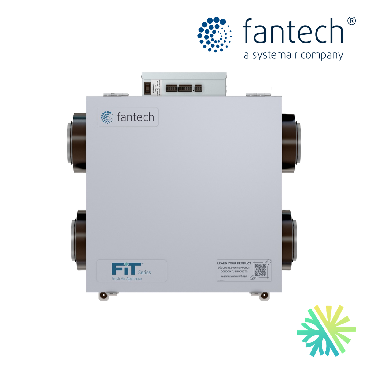 Échangeur d'air Fantech FIT 80E-M-HC — installation par AirGreen, Montréal, Laval, Longueuil, Rive-Sud et Rive-Nord