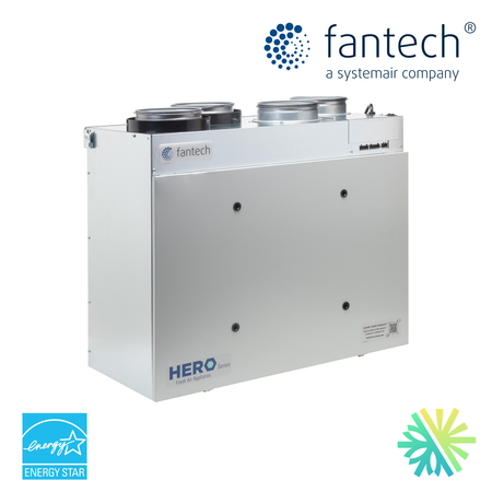 Échangeur d'air Fantech HERO 120H — installation par AirGreen, Montréal, Laval, Longueuil, Rive-Sud et Rive-Nord