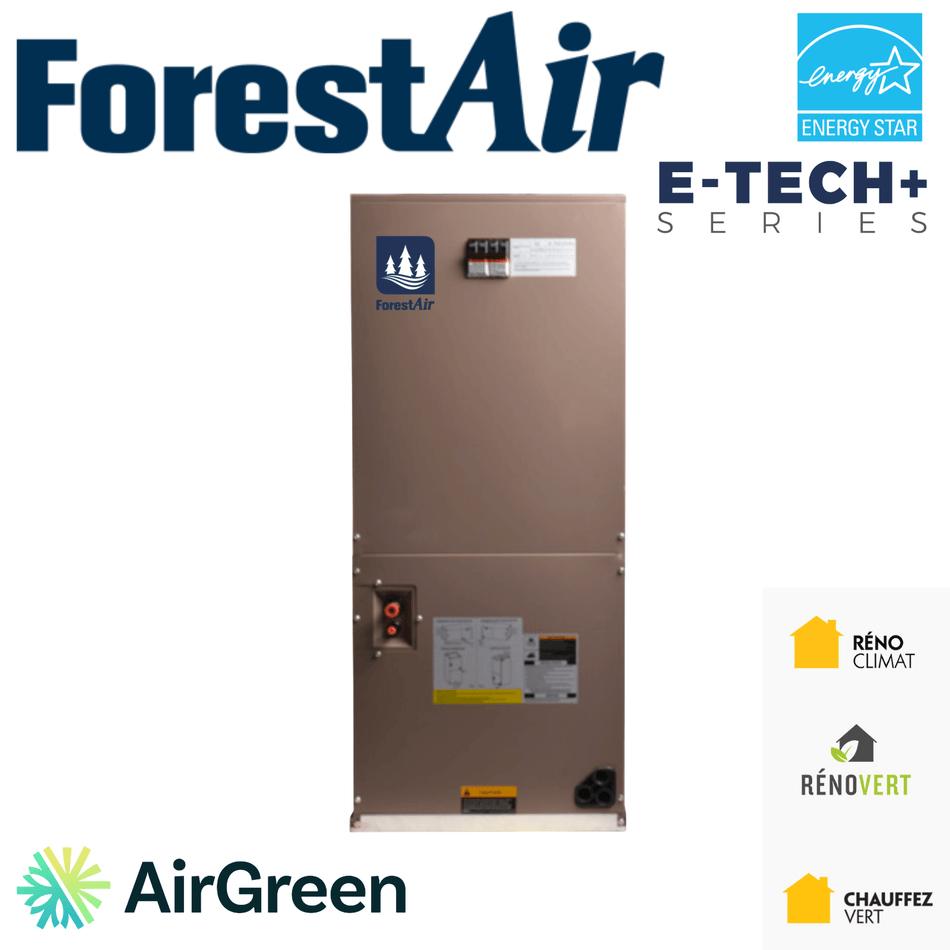 Fournaise Électrique FORESTAIR E-TECH+| 5 Tonnes - 60 000 BTU