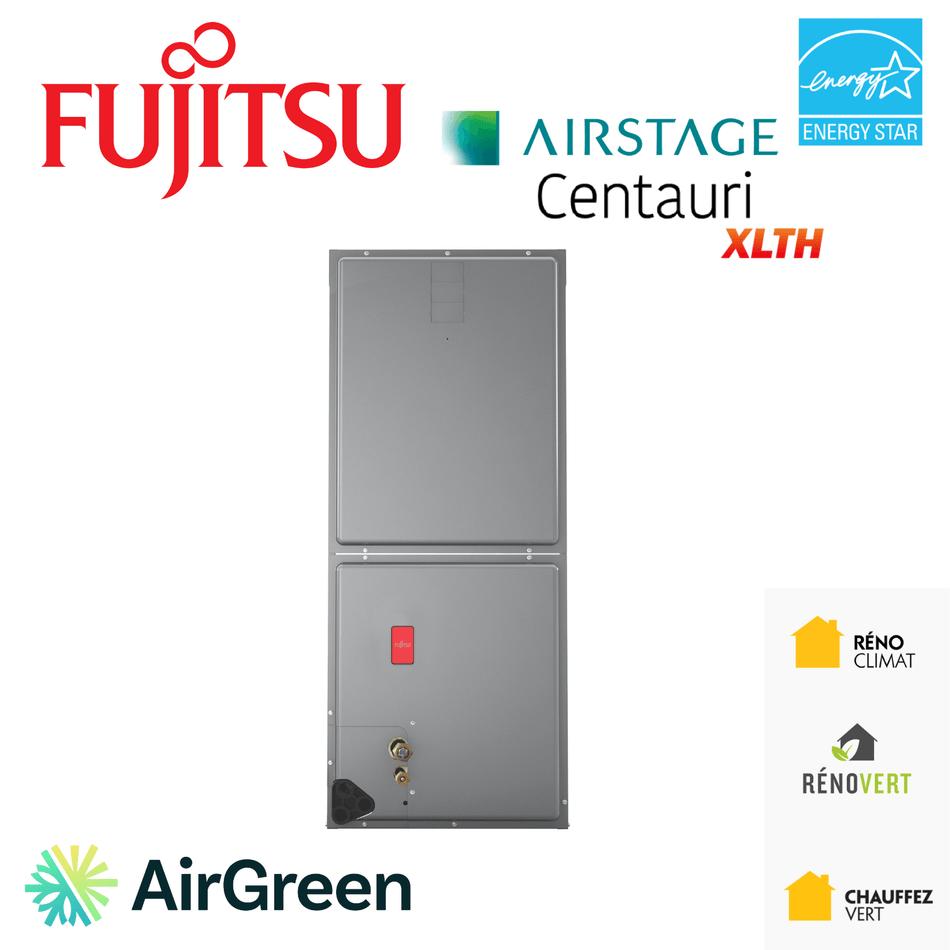 Fournaise Électrique FUJITSU CENTAURI XLTH R32 | 2.5 Tonnes - 30000 BTU