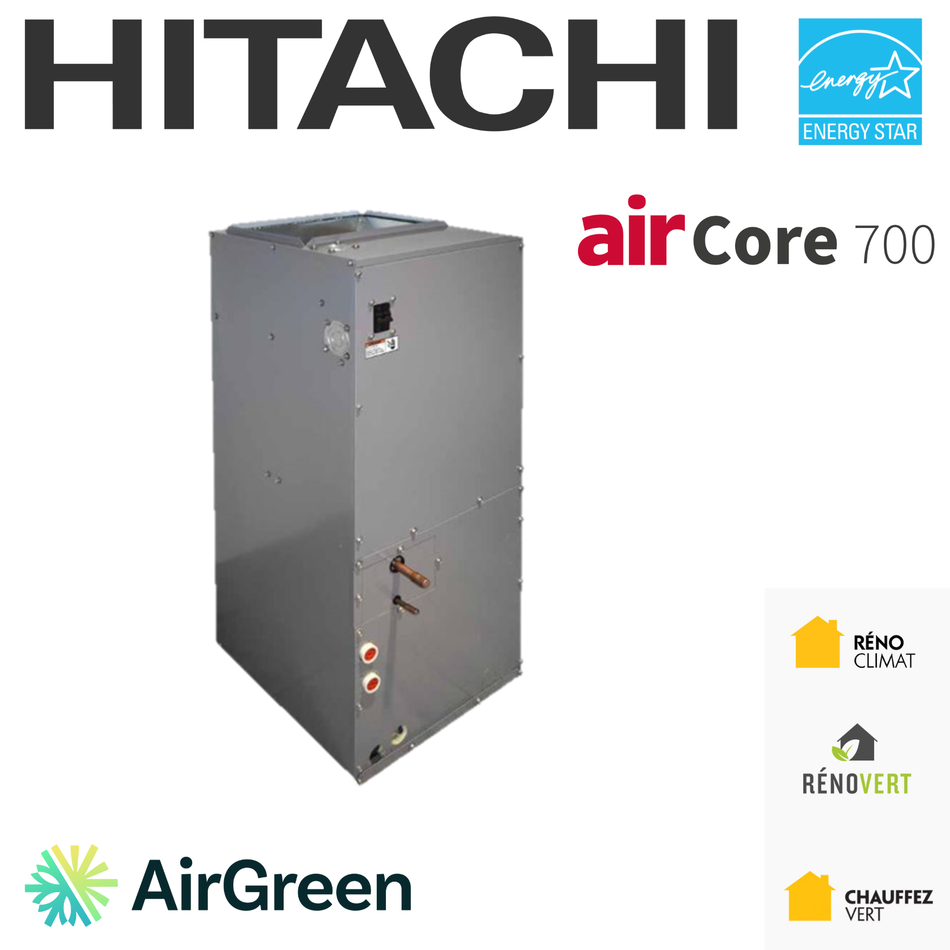HITACHI | Fournaise Électrique R32 | 3 Tonnes - 36 000 BTU