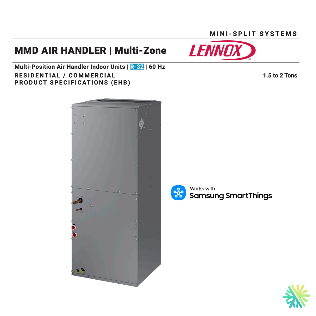 Air Handler LENNOX MMD | 1.5 Tonnes unit by AirGreen