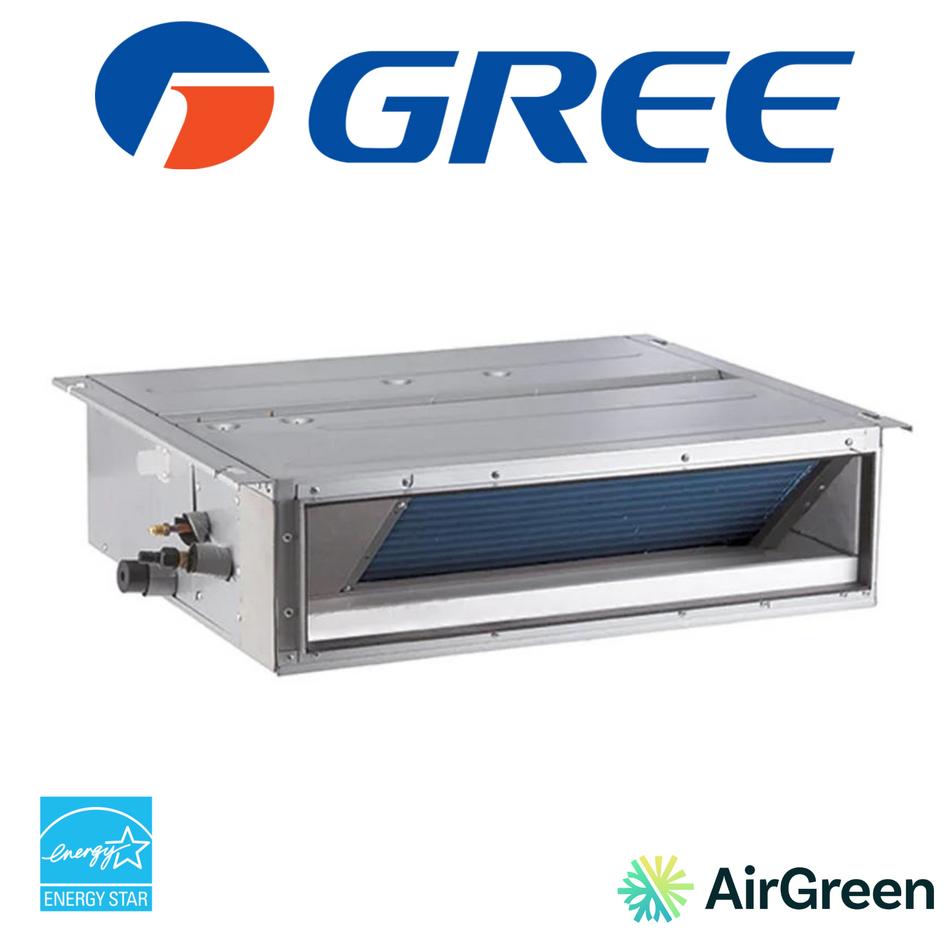 GREE FM Concealed Duct System | Low Static Pressure | 12 000 BTU | Montreal, Laval, Longueuil, South Shore and North Shore