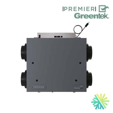 Échangeur d'air GreenTek PREMIER 3.0E-EC — installation par AirGreen, Montréal, Laval, Longueuil, Rive-Sud et Rive-Nord