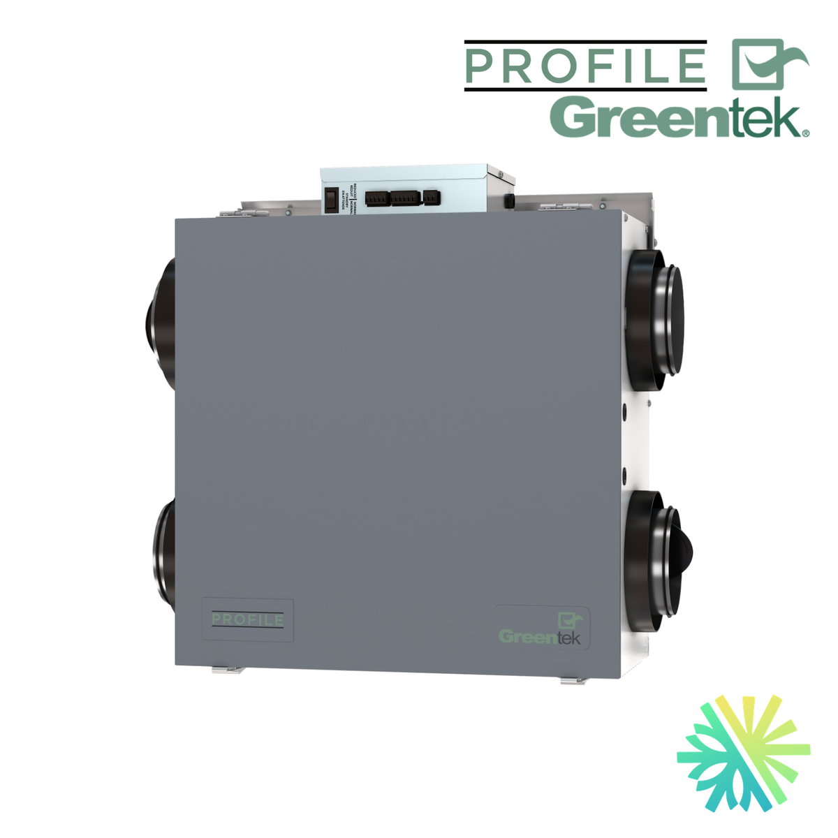Échangeur d'air GreenTek PROFILE 1.2E-D-M — installation par AirGreen, Montréal, Laval, Longueuil, Rive-Sud et Rive-Nord