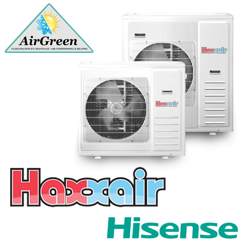 Haxxair wall air conditioner installed by AirGreen in Montreal