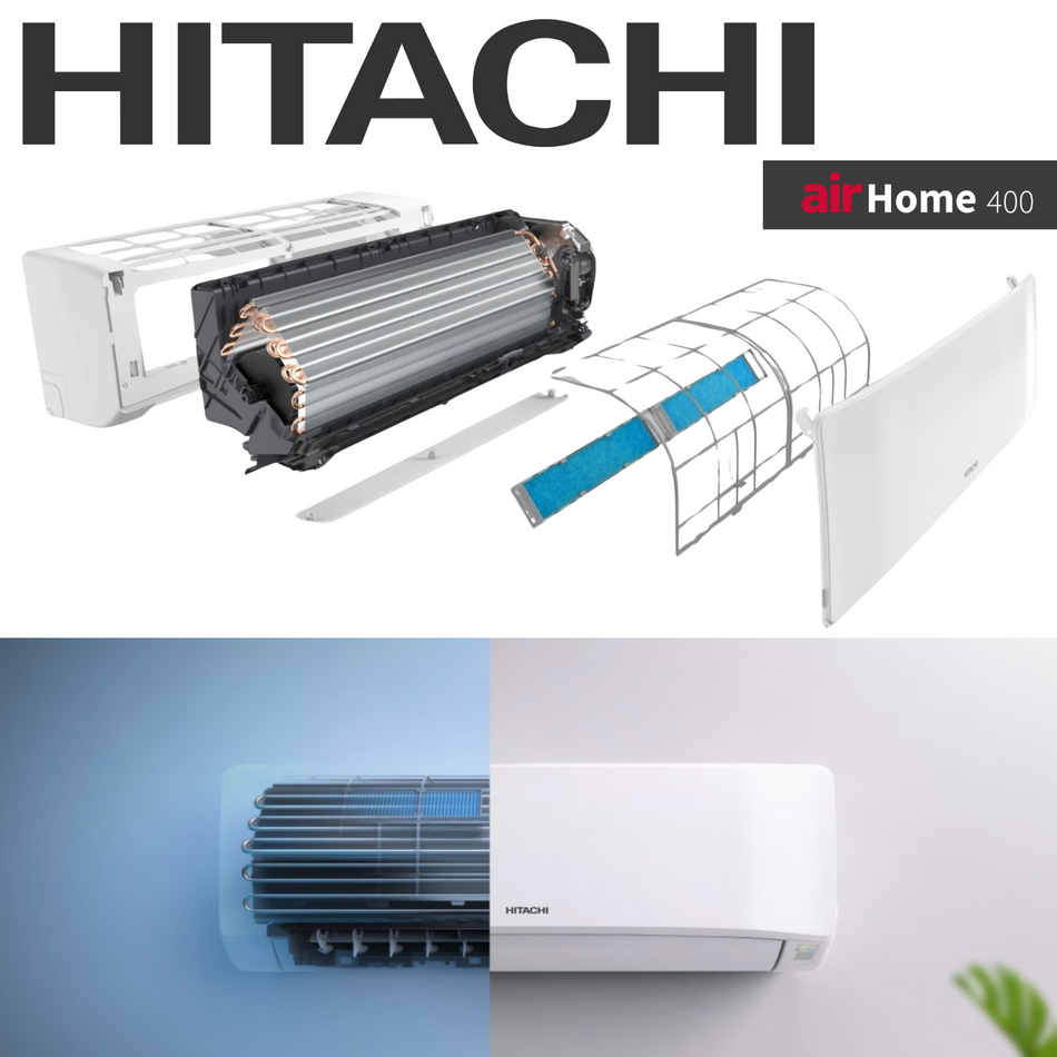 Thermopompe Murale HITACHI airHome 400 | 12 000 BTU (115V) - Vente & Installation