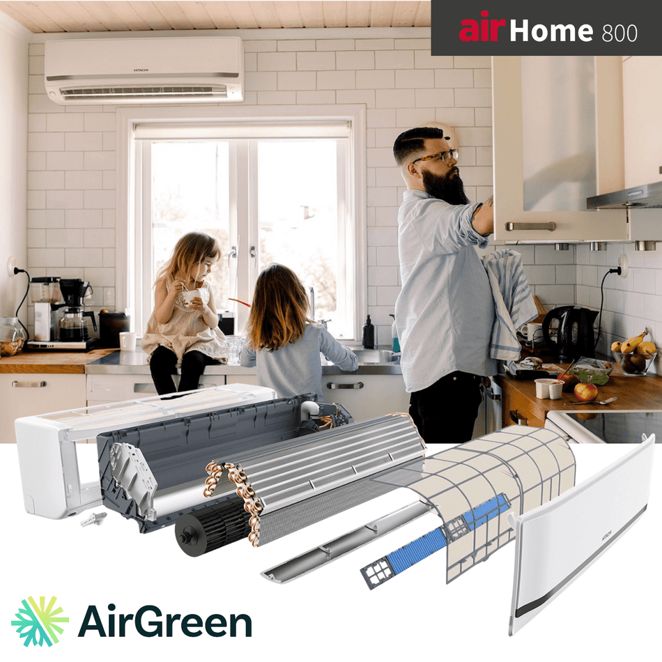 Thermopompe Murale HITACHI airHome800 | 9000 BTU (-30°C)
