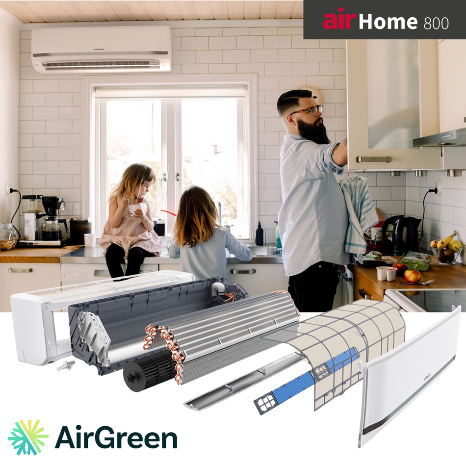 Thermopompe Murale HITACHI airHome800 | 18000 BTU (-30°C)