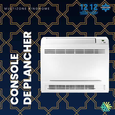 Console de plancher Kinghome multizone R32 – présentation de la série – Laval, Longueuil, Rive-Sud
