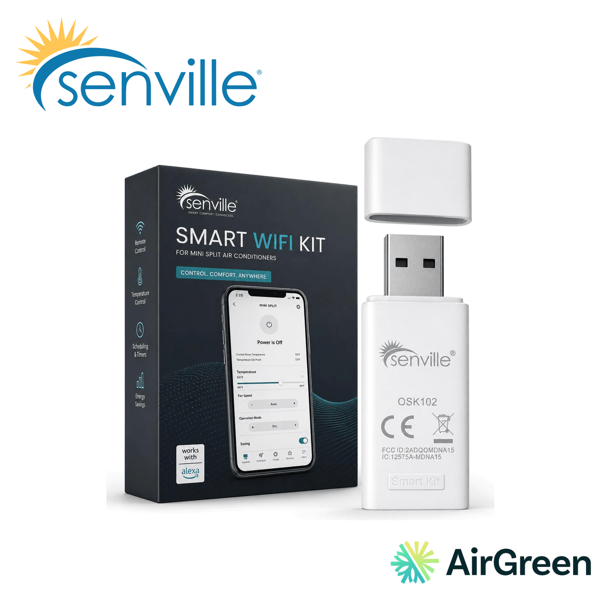 Module Wi-Fi SENVILLE SEN20-ACK1T — vente et installation par AirGreen à Montréal, Laval, Longueuil, Rive-Sud et Rive-Nord