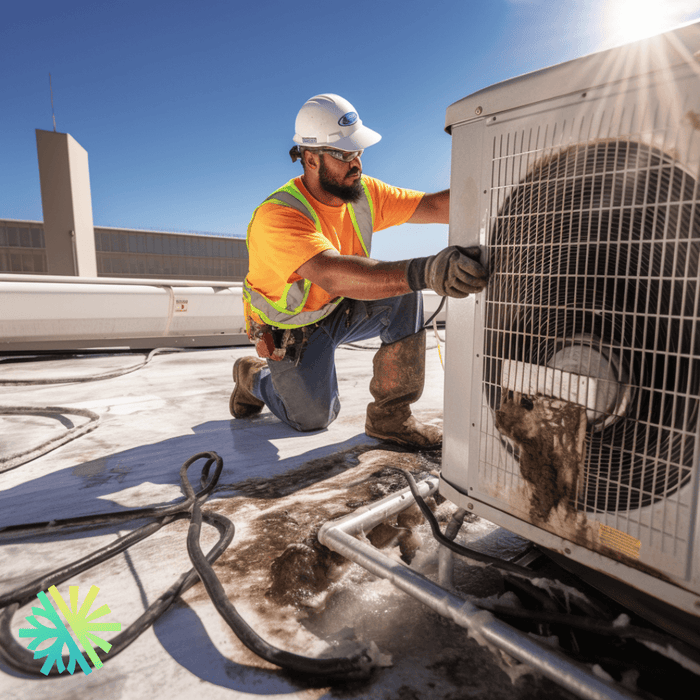 Central air conditioner and heat pump