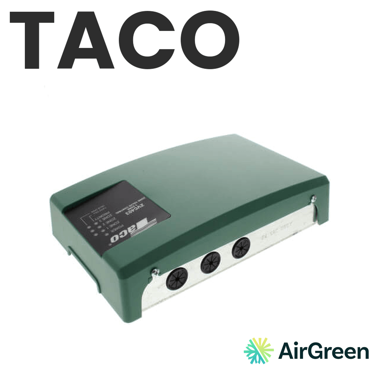Panneau de zonage TACO ZVC403-4 — vente et installation par AirGreen à Montréal, Laval, Longueuil, Rive-Sud et Rive-Nord
