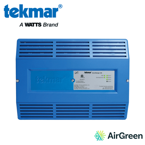 Panneau de zonage TEKMAR tekmarNet 4 Zone Manager 336 — vente et installation par AirGreen à Montréal, Laval, Longueuil, Rive-Sud et Rive-Nord
