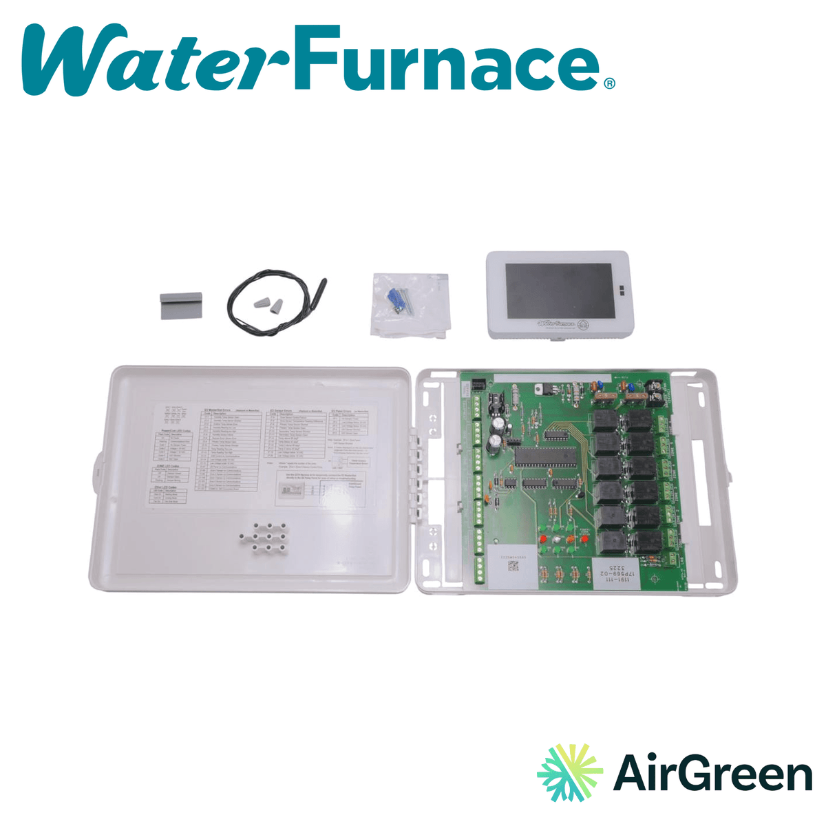 Panneau de zonage WATERFURNACE IntelliZone2 — vente et installation par AirGreen à Montréal, Laval, Longueuil, Rive-Sud et Rive-Nord