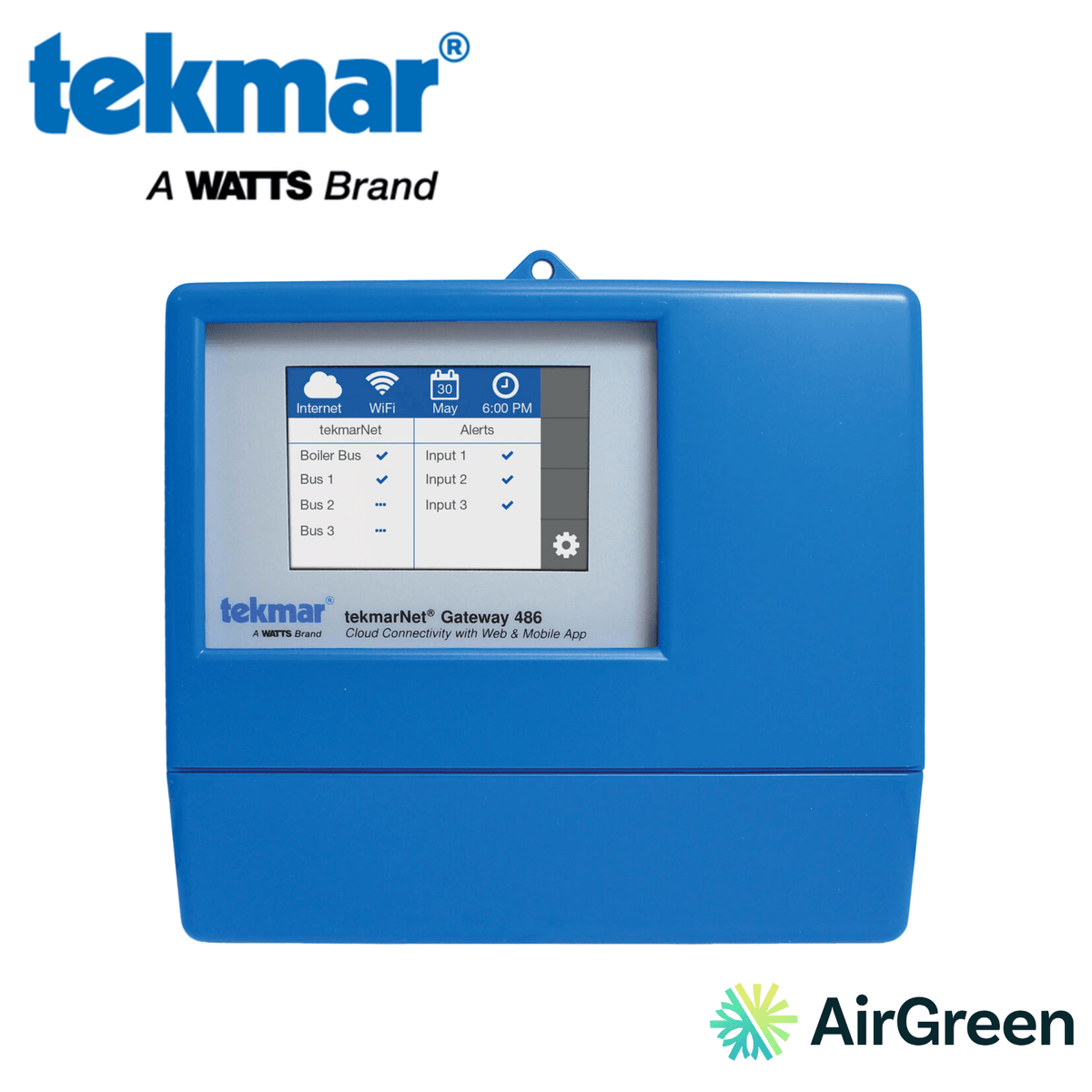 Passerelle Internet TEKMAR tekmarNet 486 — vente et installation par AirGreen à Montréal, Laval, Longueuil, Rive-Sud et Rive-Nord