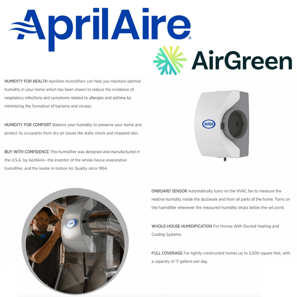 AprilAire 400 Humidifier | Installation in Montreal, Laval, Longueuil, South Shore and North Shore