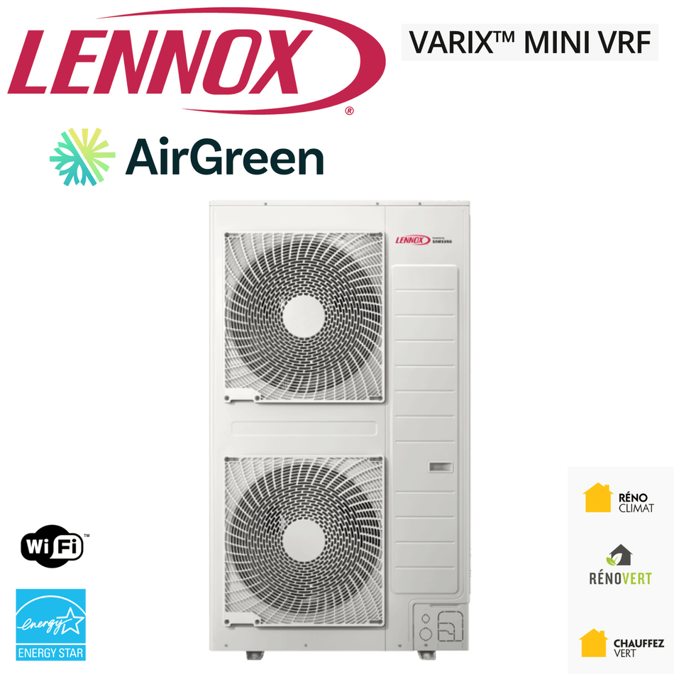 LENNOX Varix Mini VRF | 4 Tonnes - 48 000 BTU - Compact HVAC solution for residential and light commercial.