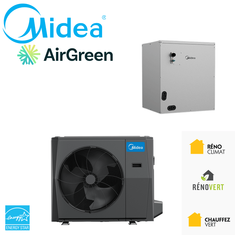 Thermopompe Centrale "ADD-ON" MIDEA EVOX G3 | 3 T R454B