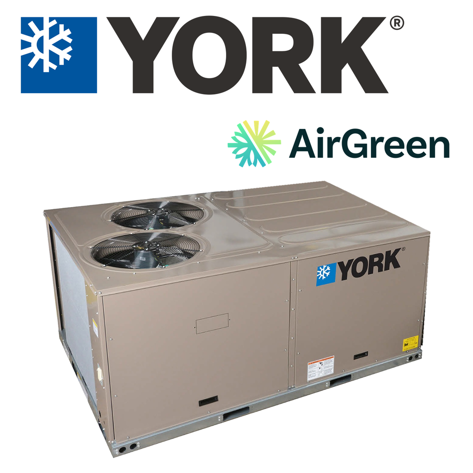 Thermopompe monobloc York XYE de 6 tonnes, 208/230 V triphasé, installée par AirGreen