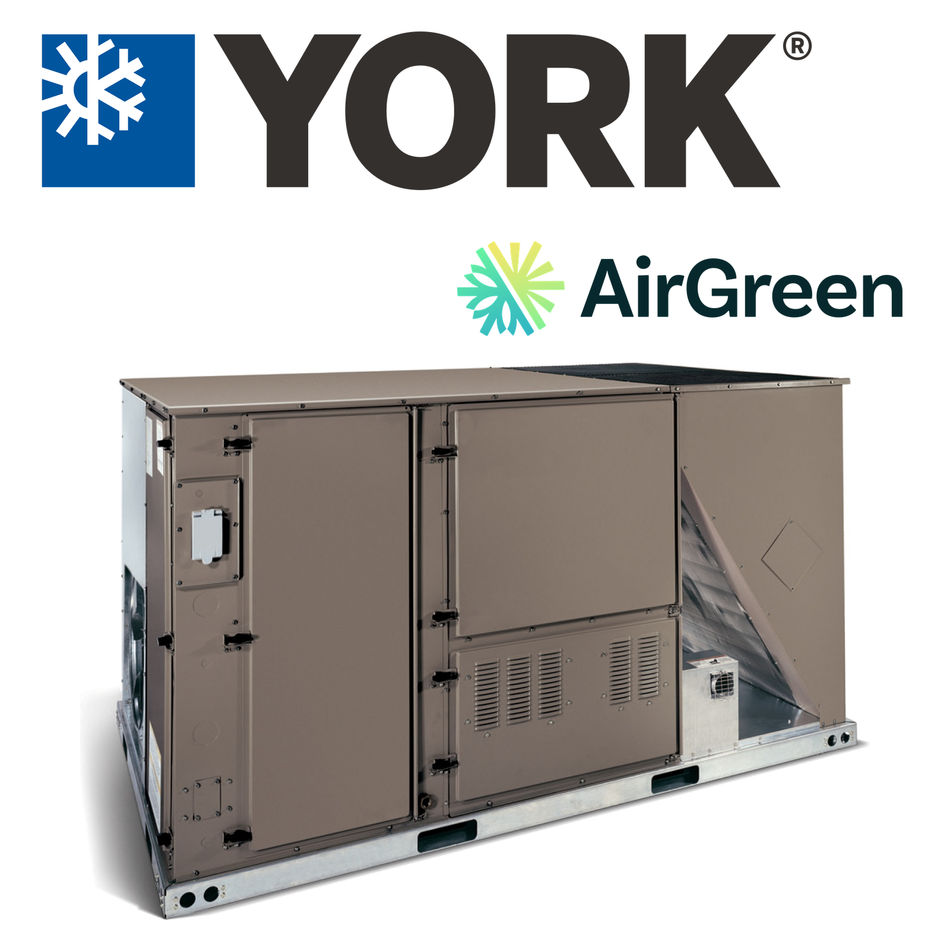 Thermopompe monobloc York XP de 10 tonnes, 575 V triphasé, installée par AirGreen