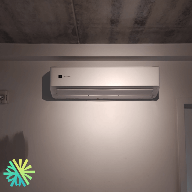 Installation of a Sharp ZHU Mini Split in Laval