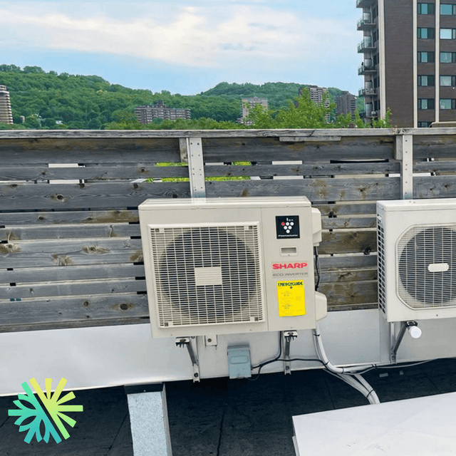 Installation of a Sharp ZU Wall-Mounted Mini Split in Ville-Marie, Montreal