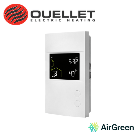 Thermostat de plancher chauffant OUELLET Zigbee OTH3600-GA-ZB — vente et installation par AirGreen à Montréal, Laval, Longueuil, Rive-Sud et Rive-Nord