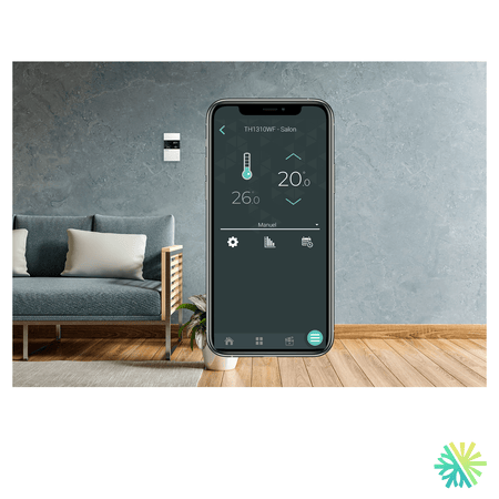 Fiche technique : Thermostat de plancher chauffant SINOPÉ TH1310WF — AirGreen, Montréal, Laval, Longueuil, Rive-Sud et Rive-Nord