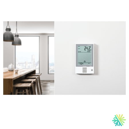 Fiche technique : Thermostat de plancher chauffant STELPRO CONCERTO STF362P — AirGreen, Montréal, Laval, Longueuil, Rive-Sud et Rive-Nord