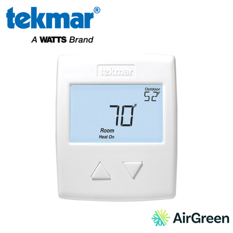 Thermostat de plancher chauffant TEKMAR 518 — vente et installation par AirGreen à Montréal, Laval, Longueuil, Rive-Sud et Rive-Nord