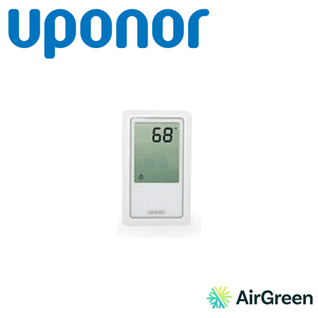 Thermostat de plancher chauffant UPONOR Heat-only Touchscreen A3100101 — vente et installation par AirGreen à Montréal, Laval, Longueuil, Rive-Sud et Rive-Nord