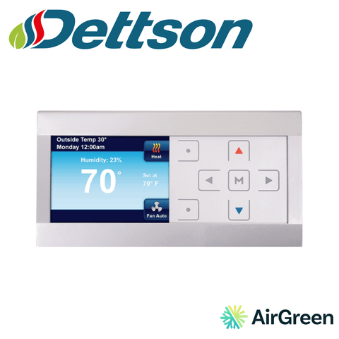 Thermostat DETTSON ClimateTalk R02P032 — vente et installation par AirGreen à Montréal, Laval, Longueuil, Rive-Sud et Rive-Nord