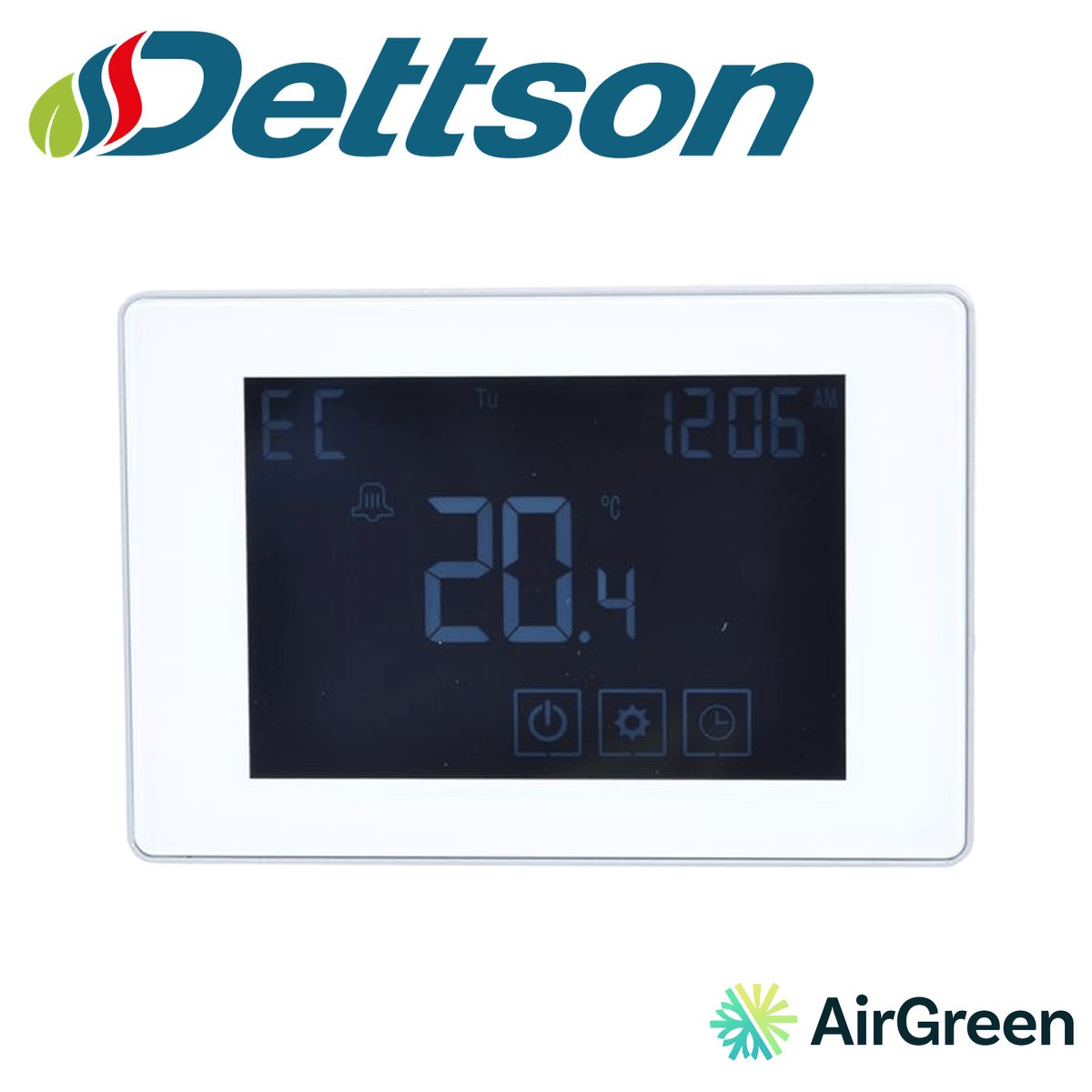 Thermostat DETTSON ClimateTalk R02P034 — vente et installation par AirGreen à Montréal, Laval, Longueuil, Rive-Sud et Rive-Nord