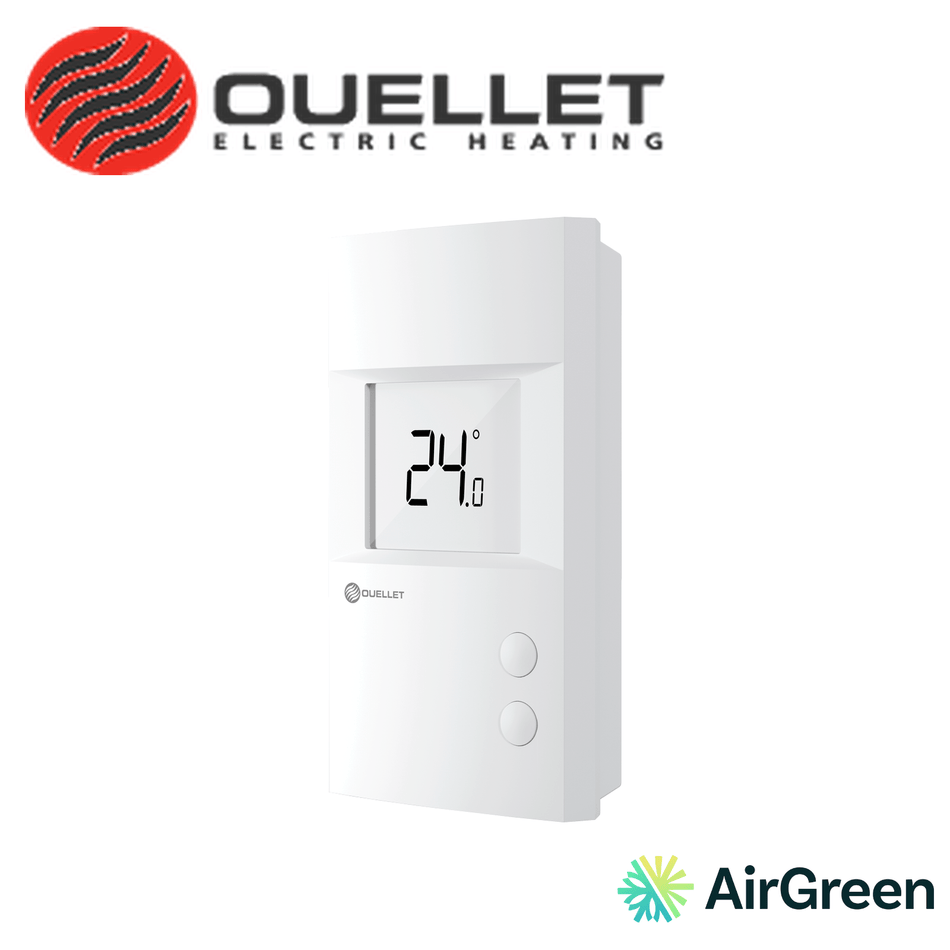 Thermostat électronique OUELLET OTH24-V2 24 V — vente et installation par AirGreen à Montréal, Laval, Longueuil, Rive-Sud et Rive-Nord