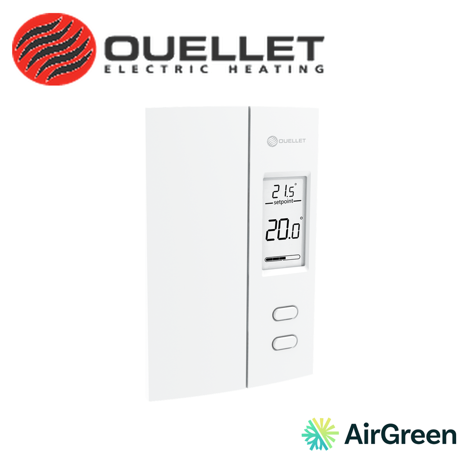 Thermostat électronique OUELLET OTH3000-A 3000 W — vente et installation par AirGreen à Montréal, Laval, Longueuil, Rive-Sud et Rive-Nord