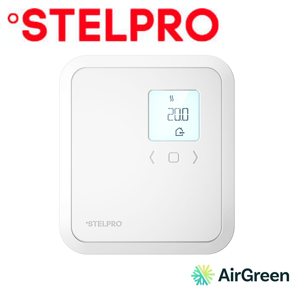Thermostat électronique STELPRO ST302P 3000 W — vente et installation par AirGreen à Montréal, Laval, Longueuil, Rive-Sud et Rive-Nord