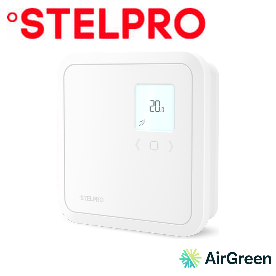 Thermostat électronique STELPRO ST402NP 4000 W — vente et installation par AirGreen à Montréal, Laval, Longueuil, Rive-Sud et Rive-Nord