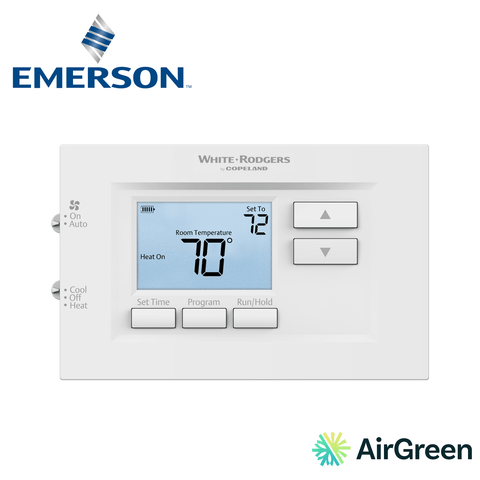 Thermostat EMERSON 70 Series 1F75C-11PR — vente et installation par AirGreen à Montréal, Laval, Longueuil, Rive-Sud et Rive-Nord