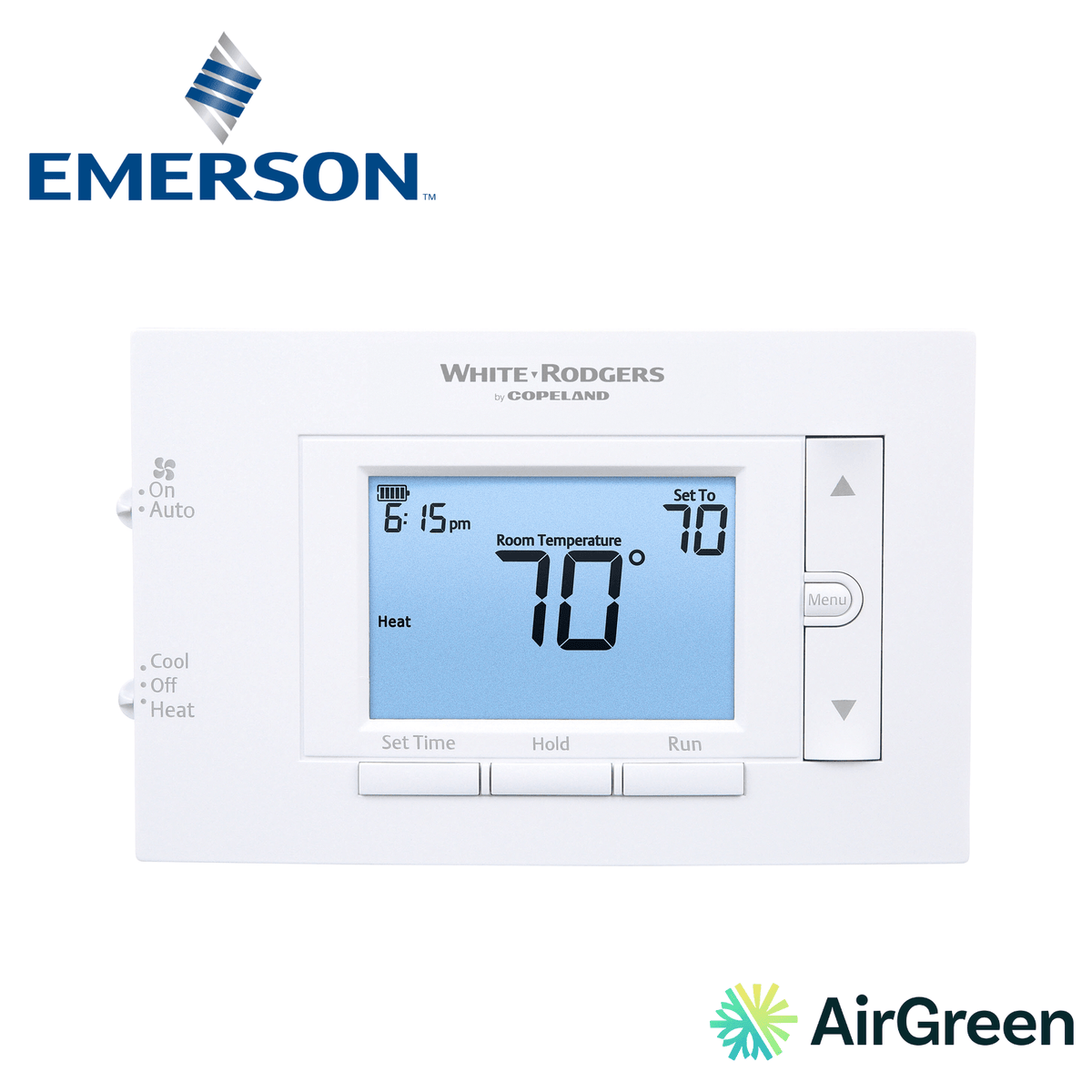 Thermostat EMERSON 80 Series 1F83C-11PR — vente et installation par AirGreen à Montréal, Laval, Longueuil, Rive-Sud et Rive-Nord