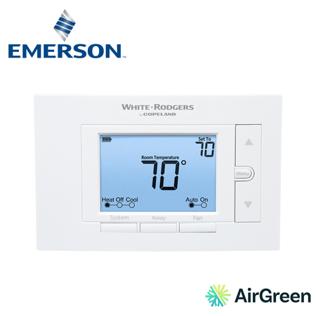 Thermostat EMERSON 80 Series 1F85U-42NP — vente et installation par AirGreen à Montréal, Laval, Longueuil, Rive-Sud et Rive-Nord