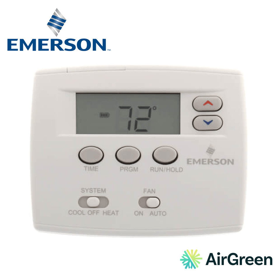 Thermostat EMERSON Blue Series 2" 1F80-0261 — vente et installation par AirGreen à Montréal, Laval, Longueuil, Rive-Sud et Rive-Nord