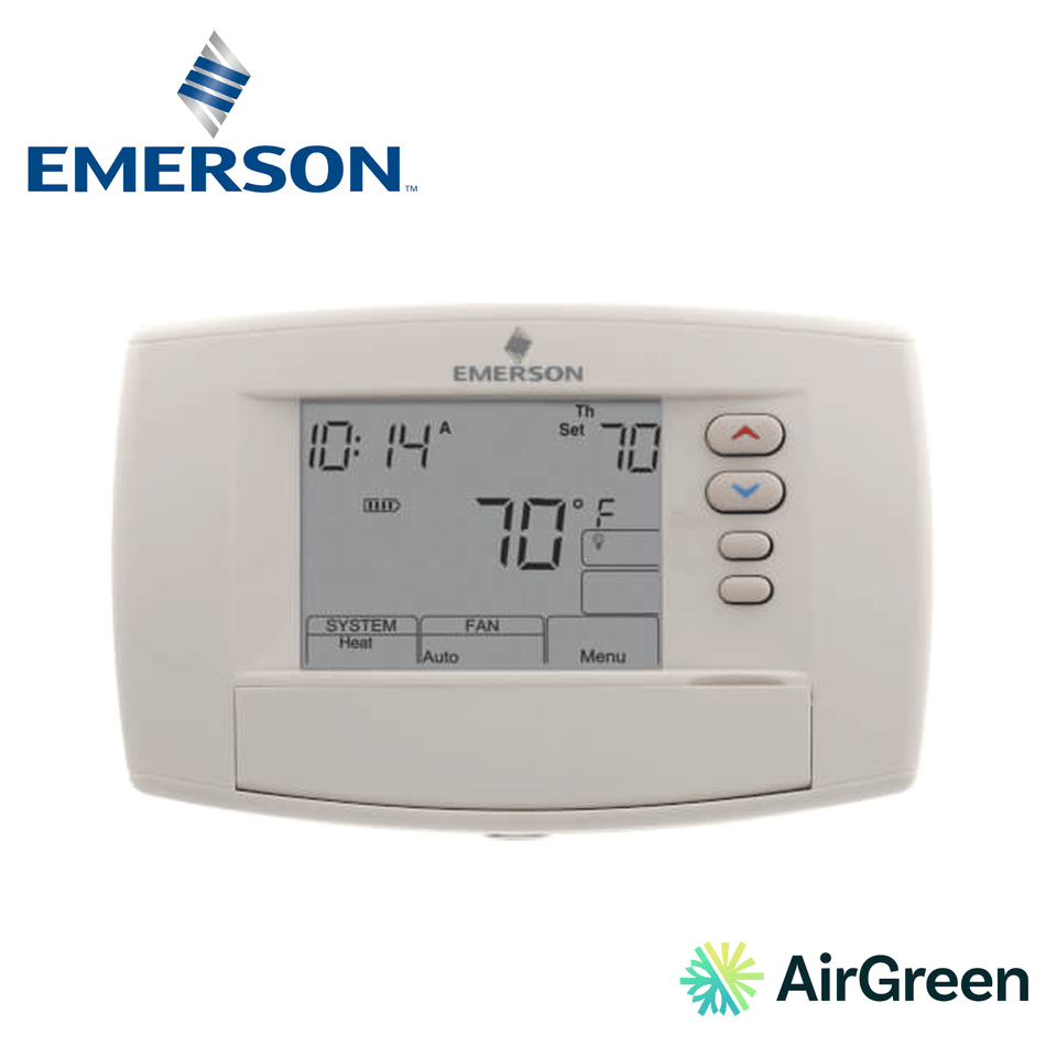 Thermostat EMERSON Blue Series 6" Commercial 1F95-0680 — vente et installation par AirGreen à Montréal, Laval, Longueuil, Rive-Sud et Rive-Nord