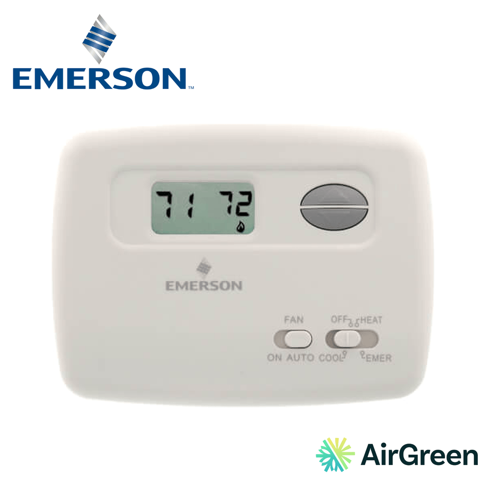 Thermostat EMERSON Classic 70 Series 1F79-111 — vente et installation par AirGreen à Montréal, Laval, Longueuil, Rive-Sud et Rive-Nord