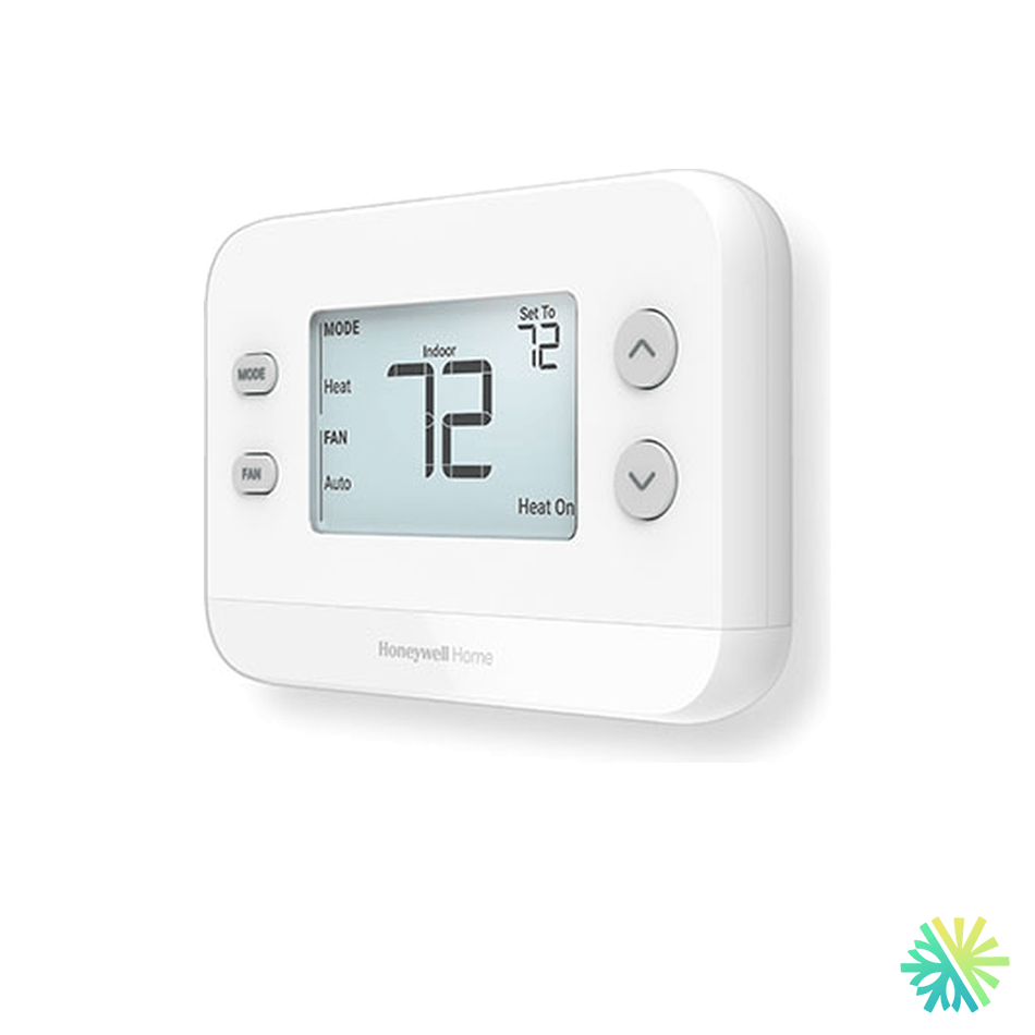 Fiche technique : Thermostat HONEYWELL FocusPRO® N100 3H/2C TH1320U4002/U — AirGreen, Montréal, Laval, Longueuil, Rive-Sud et Rive-Nord
