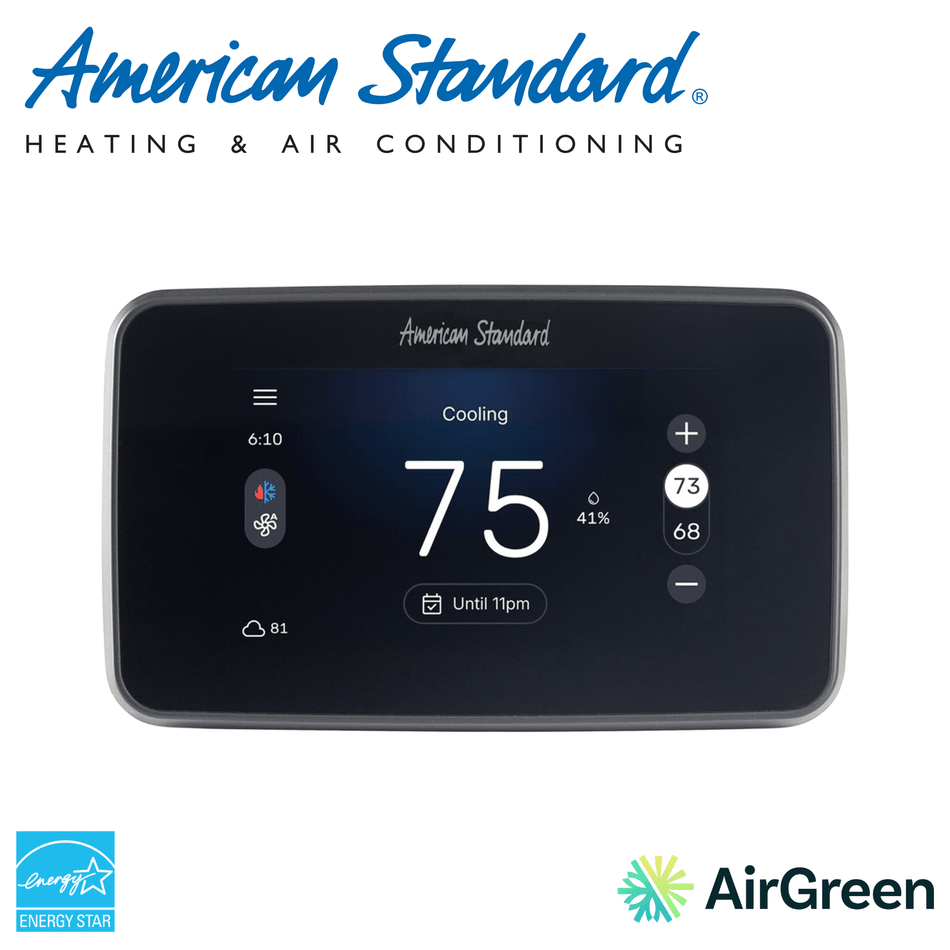 Thermostat intelligent AMERICAN STANDARD Gold ACONT24P1S52DA — vente et installation par AirGreen à Montréal, Laval, Longueuil, Rive-Sud et Rive-Nord