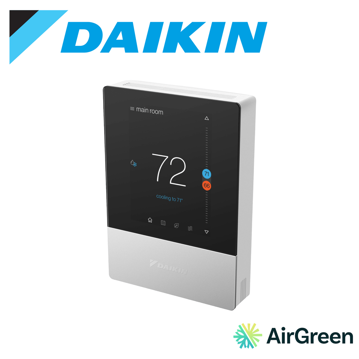 Thermostat intelligent DAIKIN ONE Touch DTST-TOU-A — vente et installation par AirGreen à Montréal, Laval, Longueuil, Rive-Sud et Rive-Nord
