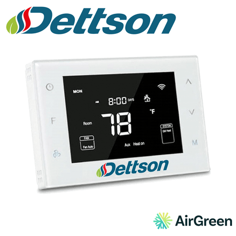 Thermostat intelligent DETTSON R02P033 — vente et installation par AirGreen à Montréal, Laval, Longueuil, Rive-Sud et Rive-Nord